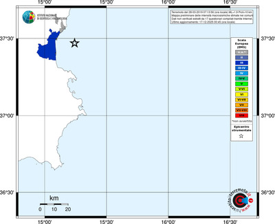 Mappa EMS - territori comuni
