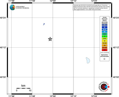 Mappa MCS - territori località