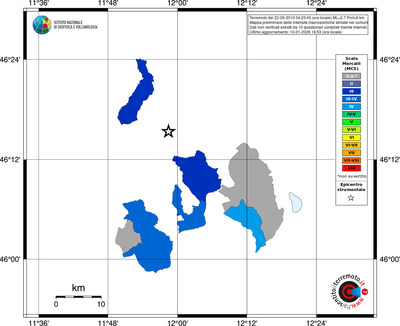 Mappa MCS - territori comuni