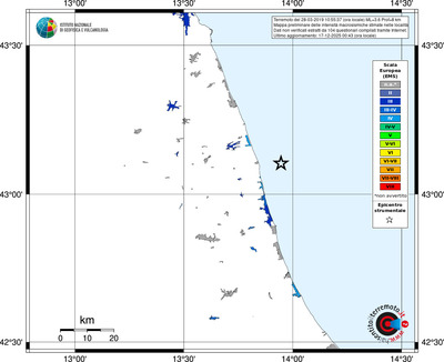 Mappa EMS - territori località