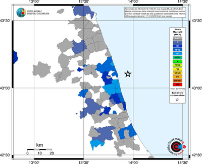Mappa MCS - territori comuni