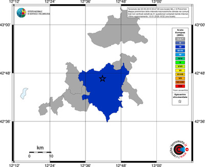Mappa EMS - territori comuni