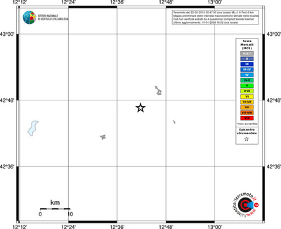 Mappa MCS - territori località