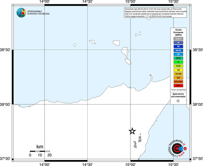 Mappa EMS - territori località