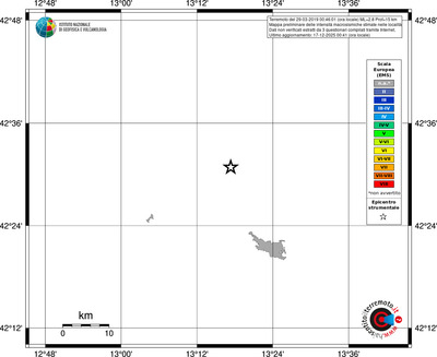 Mappa EMS - territori località