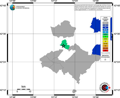 Mappa EMS - territori comuni