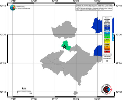 Mappa MCS - territori comuni