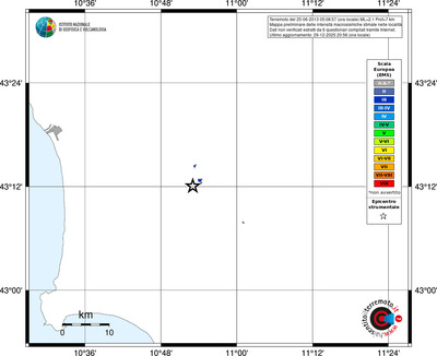 Mappa EMS - territori località