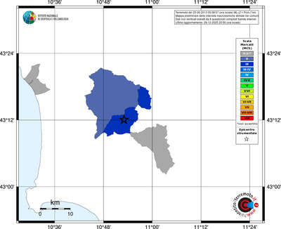 Mappa MCS - territori comuni