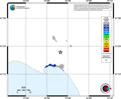 Mappa EMS - territori località