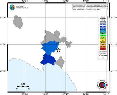 Mappa EMS - territori comuni