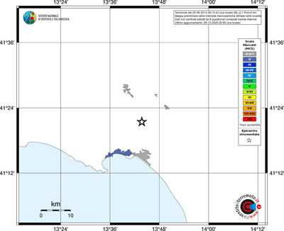 Mappa MCS - territori località
