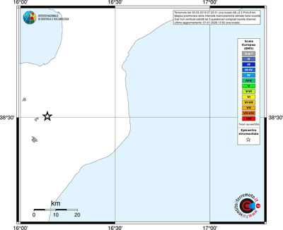 Mappa EMS - territori località