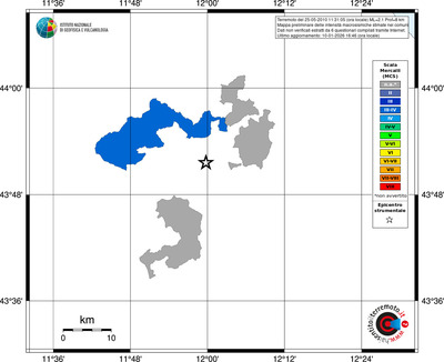 Mappa MCS - territori comuni