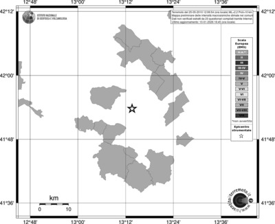 Mappa EMS - territori comuni