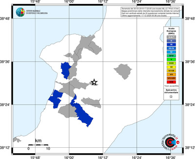 Mappa EMS - territori comuni