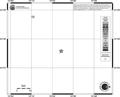 Mappa EMS - territori località