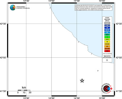 Mappa MCS - territori località