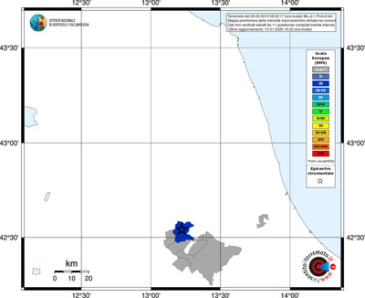 Mappa EMS - territori comuni
