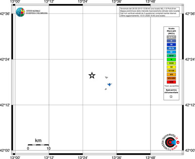 Mappa MCS - territori località