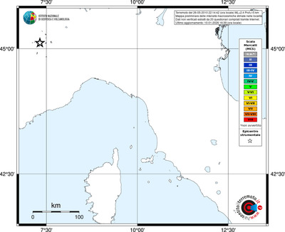 Mappa MCS - territori località