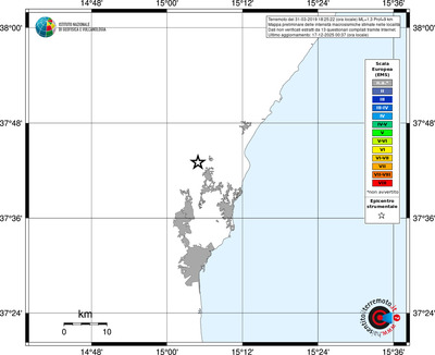 Mappa EMS - territori località