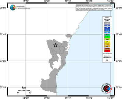 Mappa EMS - territori comuni