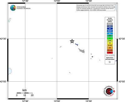 Mappa EMS - territori località