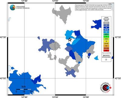 Mappa MCS - territori comuni
