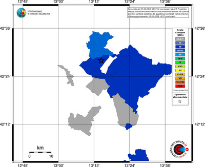 Mappa EMS - territori comuni