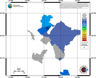 Mappa MCS - territori comuni