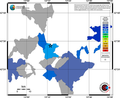 Mappa MCS - territori comuni