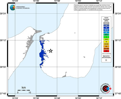 Mappa EMS - territori località