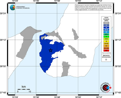 Mappa EMS - territori comuni