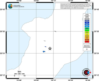 Mappa EMS - territori località
