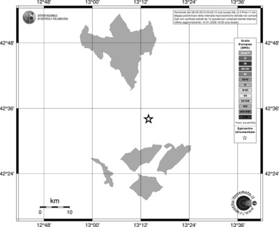 Mappa EMS - territori comuni