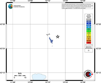 Mappa MCS - territori località
