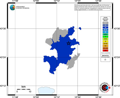 Mappa MCS - territori comuni