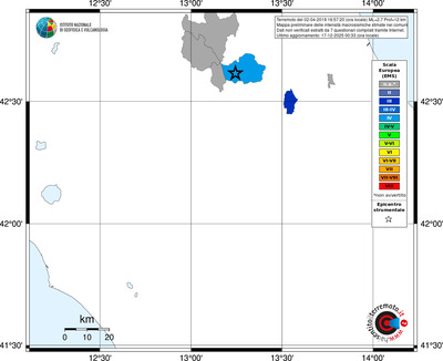 Mappa EMS - territori comuni