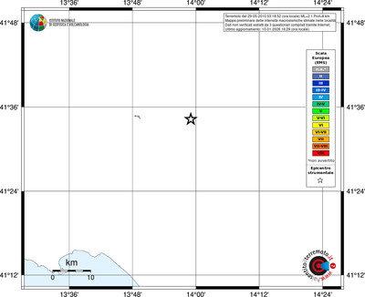 Mappa EMS - territori località