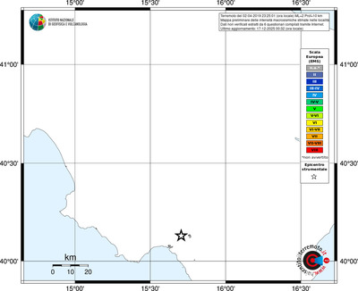 Mappa EMS - territori località