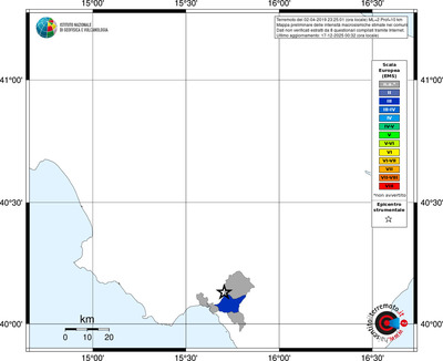 Mappa EMS - territori comuni
