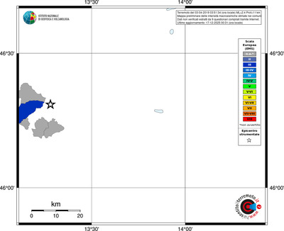 Mappa EMS - territori comuni