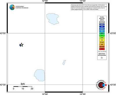 Mappa MCS - territori località