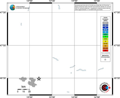 Mappa EMS - territori comuni