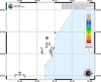 Mappa EMS - territori località