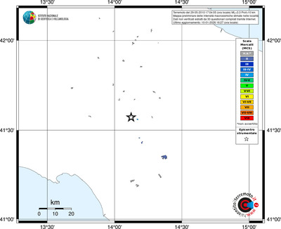 Mappa MCS - territori località