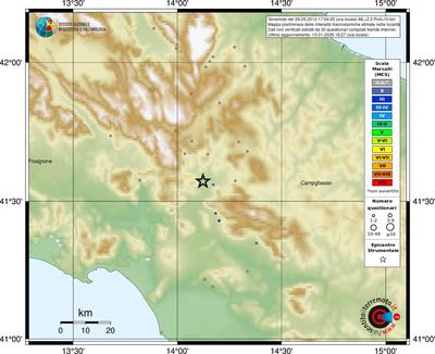 Mappa MCS - località