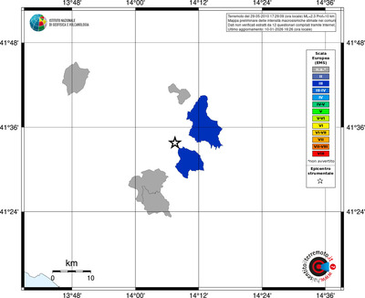 Mappa EMS - territori comuni