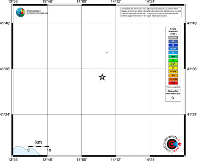 Mappa MCS - territori località